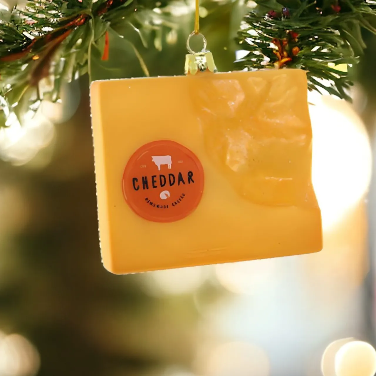 Aged Cheddar Cheese Block Ornament<Cody Foster & Co. Discount