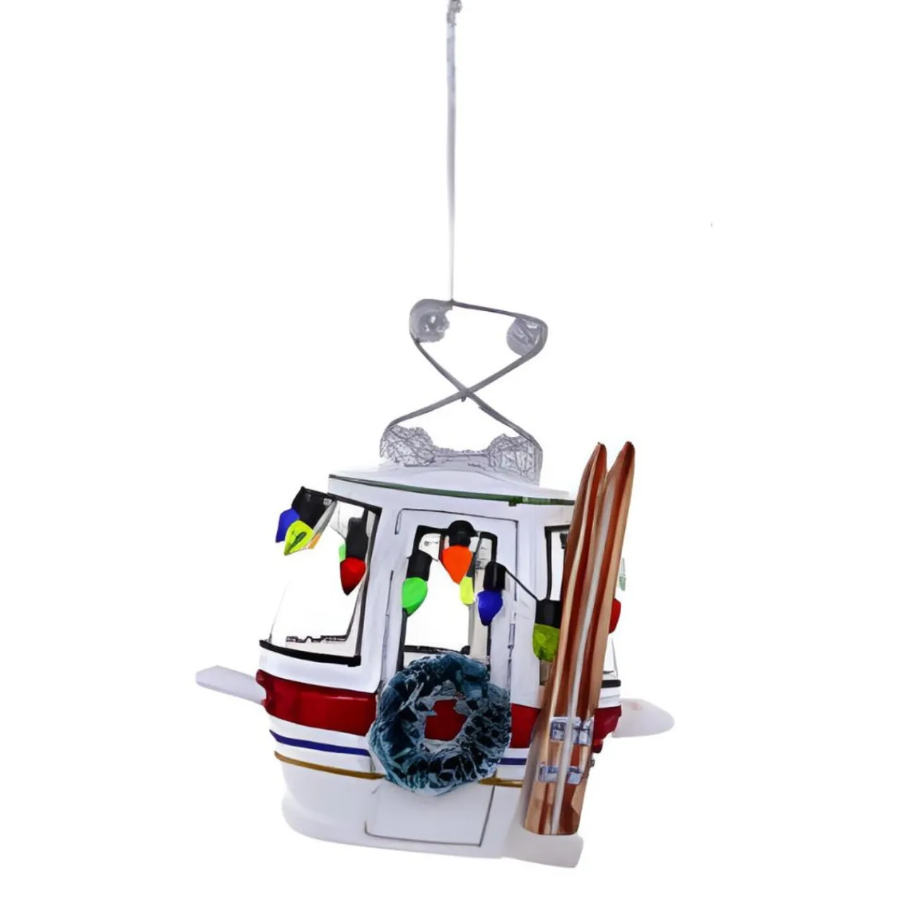 Alpine Silver Ski Slope Gondola Ornament<Cody Foster & Co. Hot