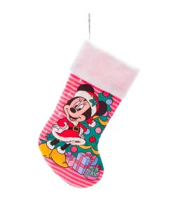 19" Disney Minnie Mouse With Tree Stocking<Kurt Adler Hot