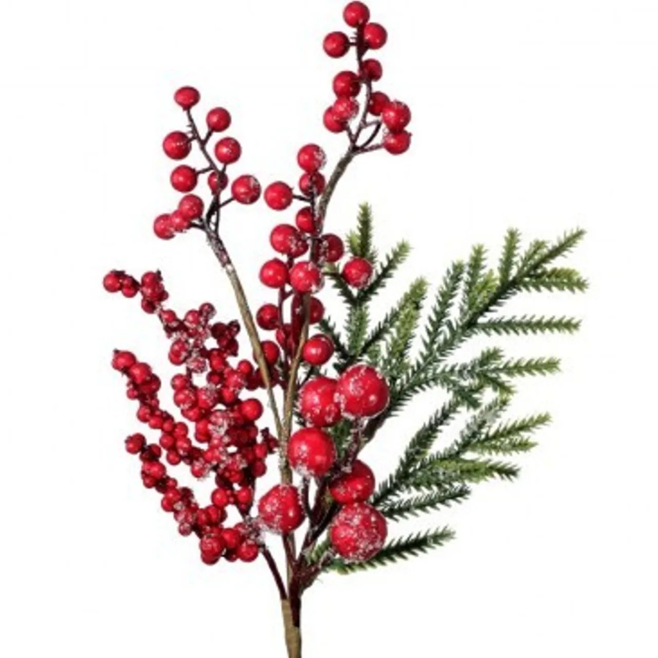 16" Frosted Berry Mini Spruce Spray< Online