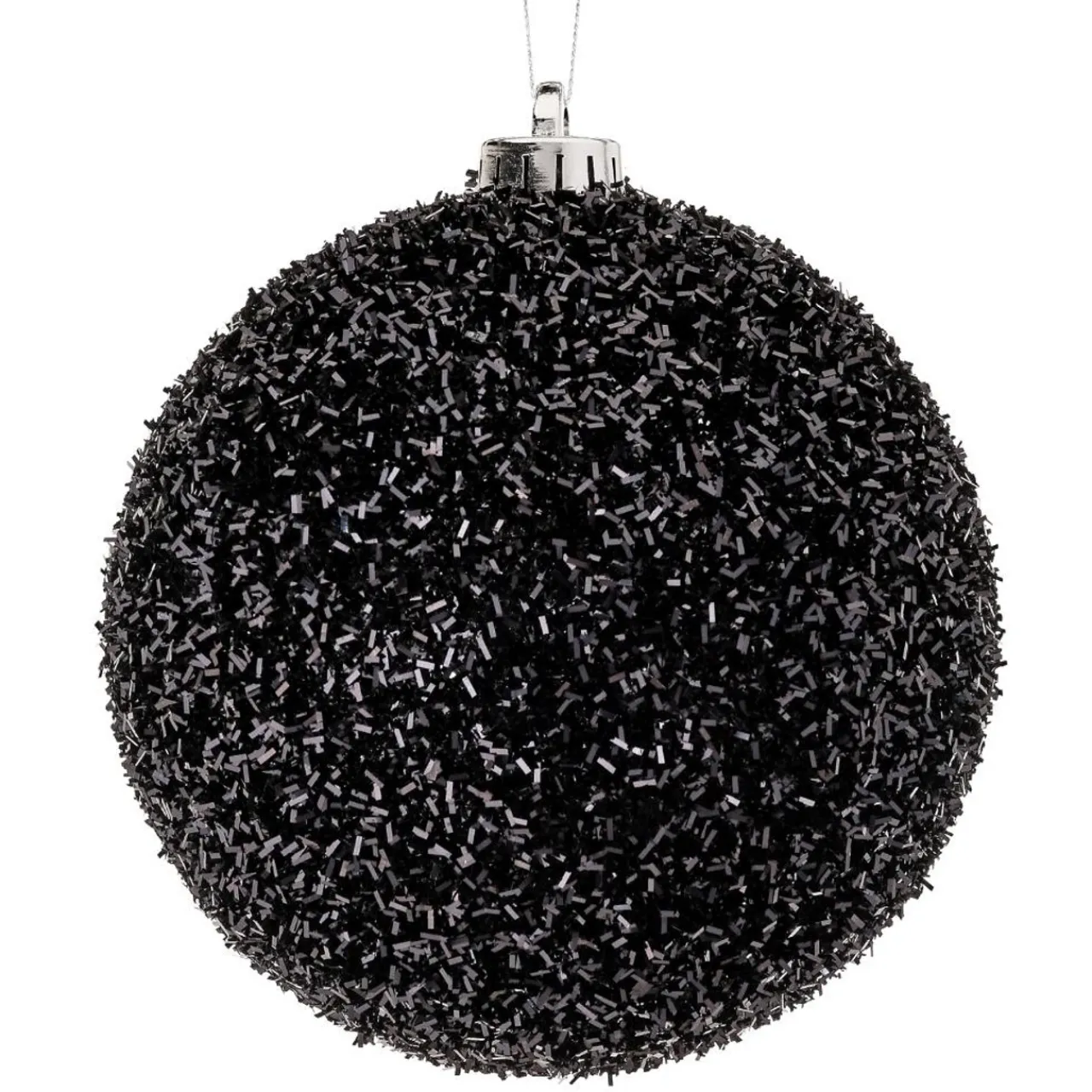 6" Glamour Glitter Ball Ornament< New