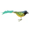 2.75" Green Jay Ornament<Old World Glass Clearance