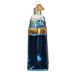 3.75" Happy Hanukkah Ornament<Old World Glass Clearance