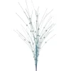 27" Iced Blue Glitter Grass Spray< Sale