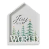 15.5" Joy To The World Wooden House Block< Fashion