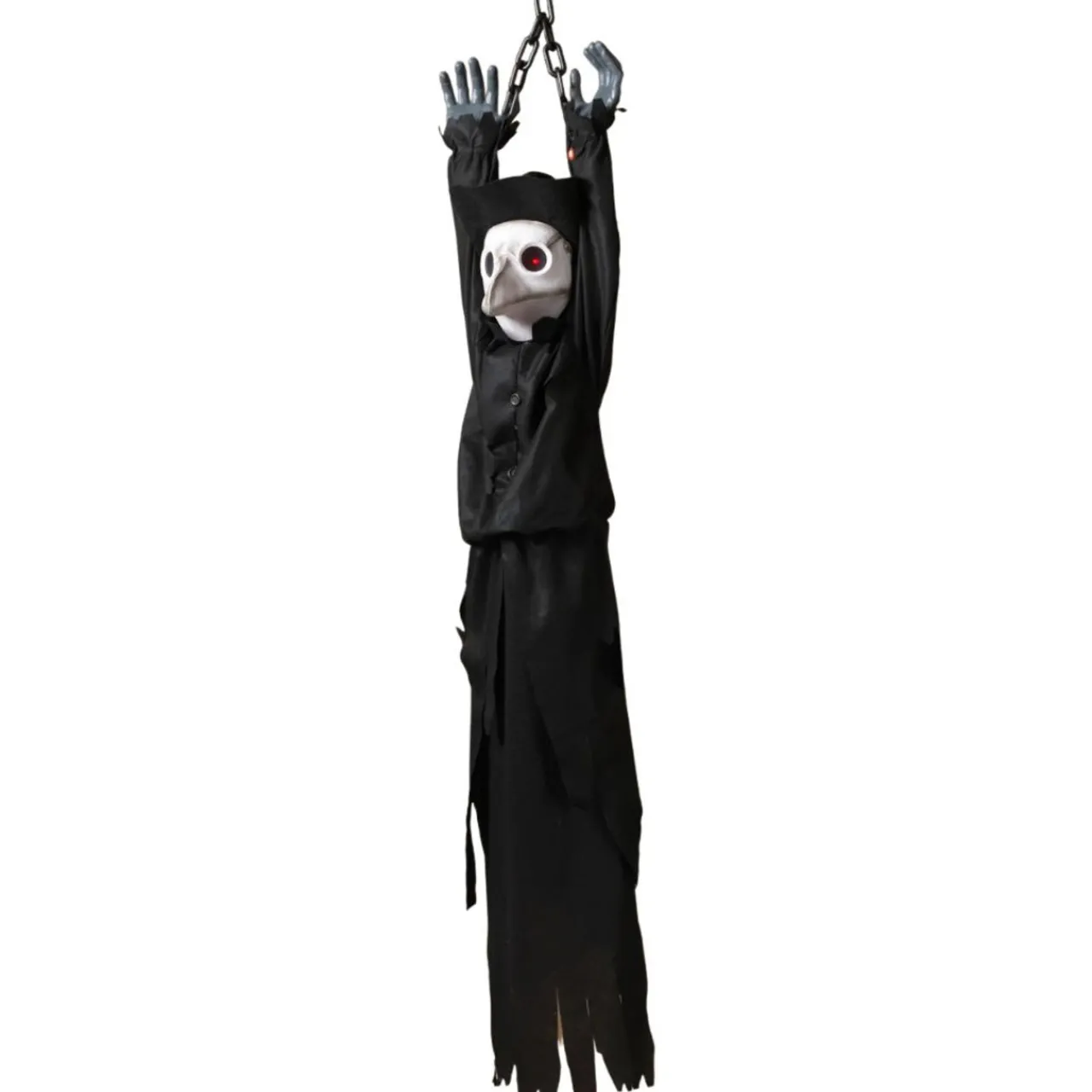 53" Lit Animated Hanging Plague Doctor< Hot