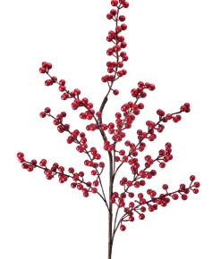 26" Red Pyrocantha Berry Spray< Outlet