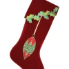 25" Red Velvet Stocking< Sale