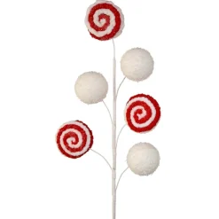 29" Sparkle Candy Swirl Snowball Spray< Sale
