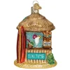 3.5" Tiki Hut Ornament<Old World Glass Hot