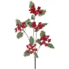 27" Varigated Holly Spray< Sale