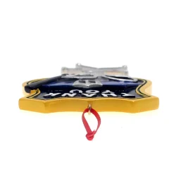 "Thank You" Police Ornament For Personalization<Kurt Adler Sale