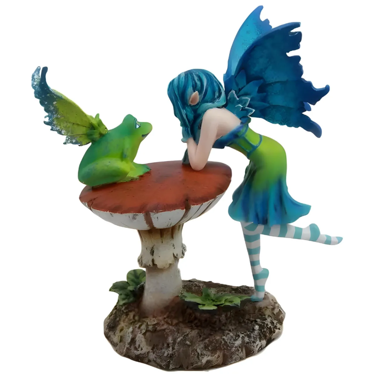 Amy Brown Frog Gossip Figurine< Fashion