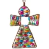 Angel Ornament with Colorful Paper Beads< Sale