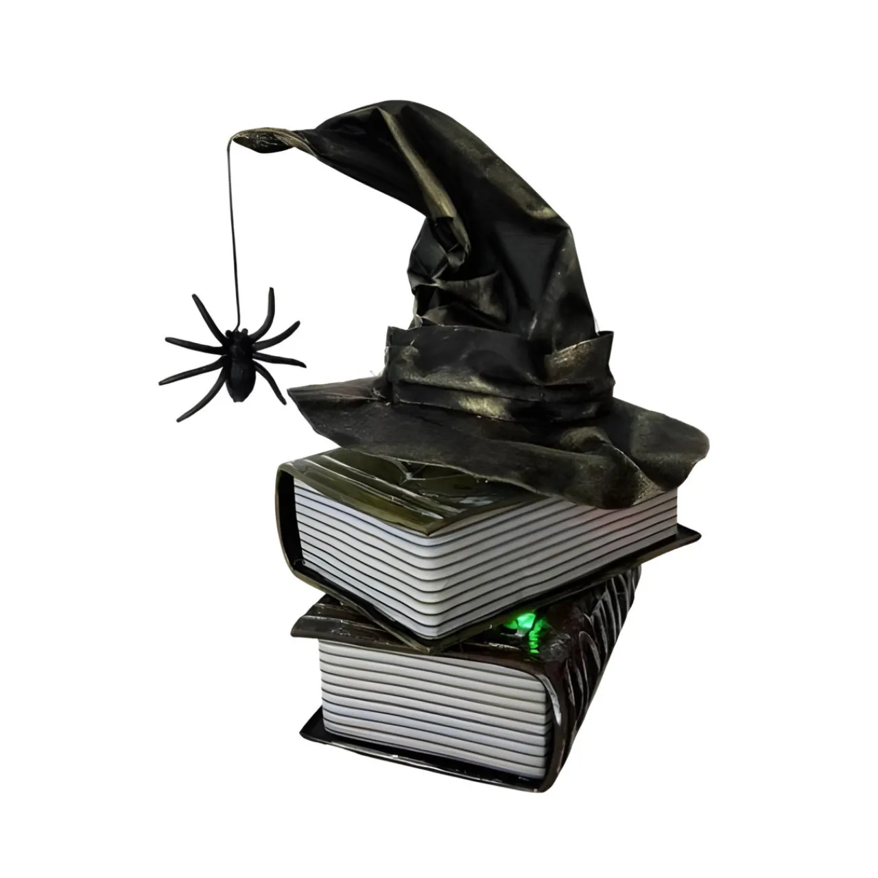 Animated Witch Hat on Books Tabletop Figurine< Clearance