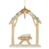 Baby Jesus in Manger Ornament< Clearance