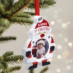 Baby’s First Christmas 2024 Santa Frame Ornament< Outlet