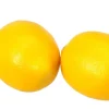 Bag of 4 Lemons, Artificial 3"< New