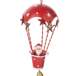 Ballooning Santa Ornament< Fashion