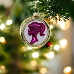 Barbie-Inspired Pink Cameo Ornament<Cody Foster & Co. Online