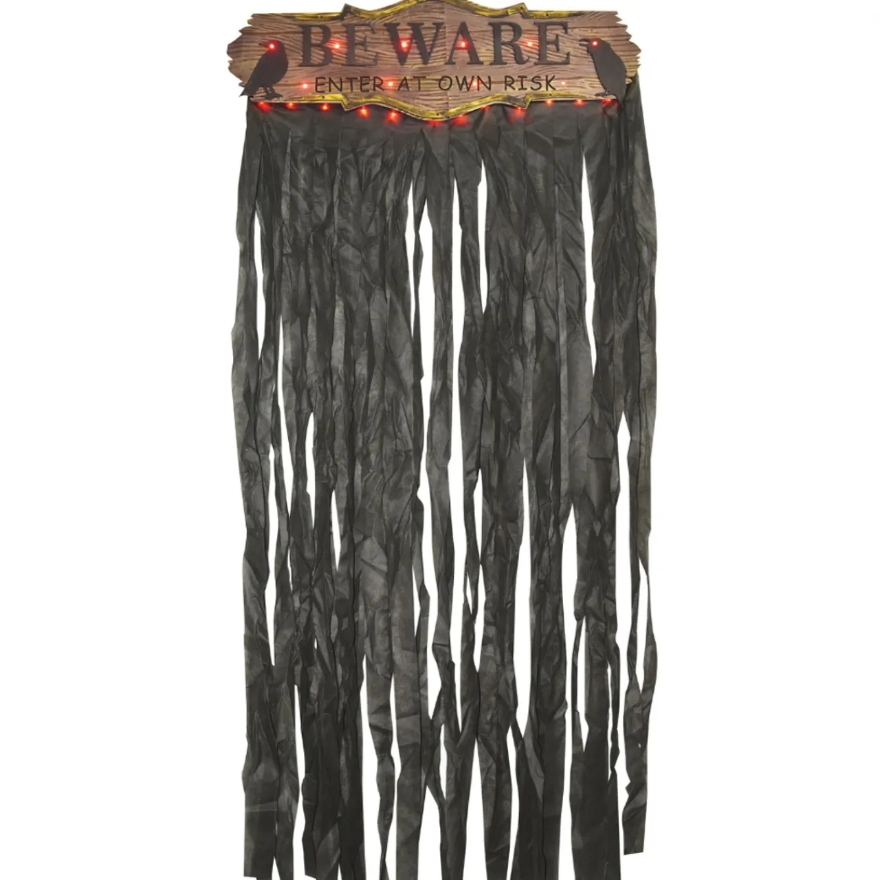 Beware Curtain - Enter At Your Own Risk, Lights Up< Hot