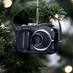 Black Digital Camera Ornament, 3.5in Resin, A1531<Kurt Adler Hot