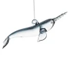 Blown Glass Narwhal Ornament< Sale