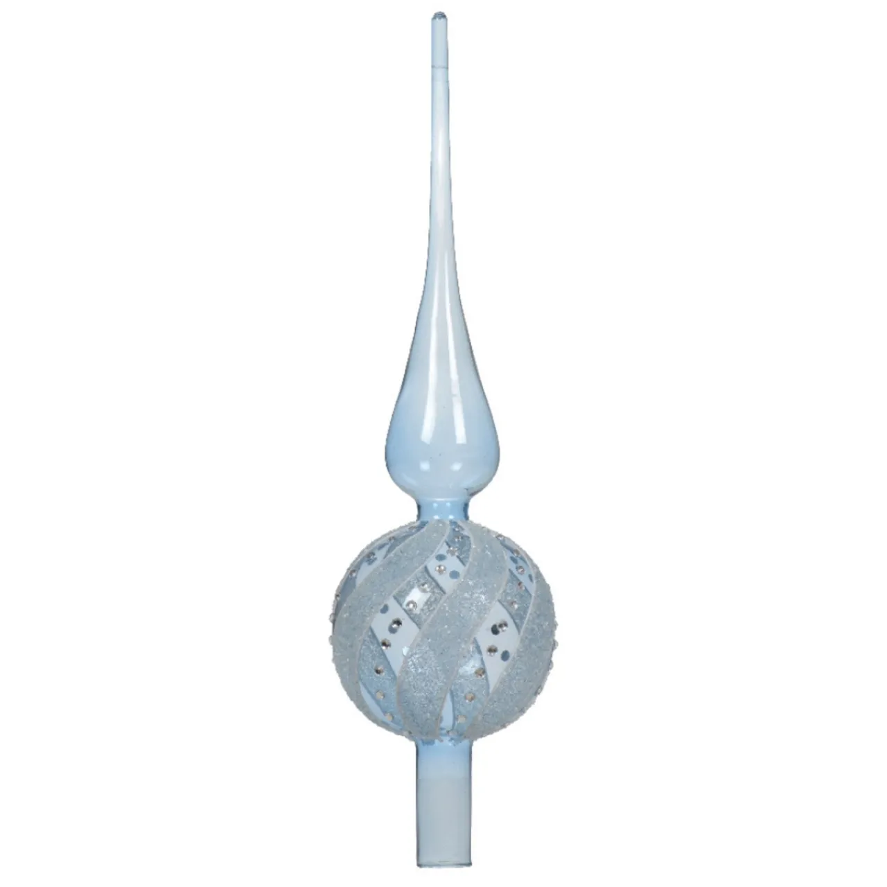 Blue Glass Finial Tree Topper< Outlet