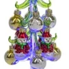 Blue Lit Up Christmas Tree with Ornament< Discount