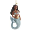 Blue Tail Mermaid with Starfish Ornament 4"<Kurt Adler Online