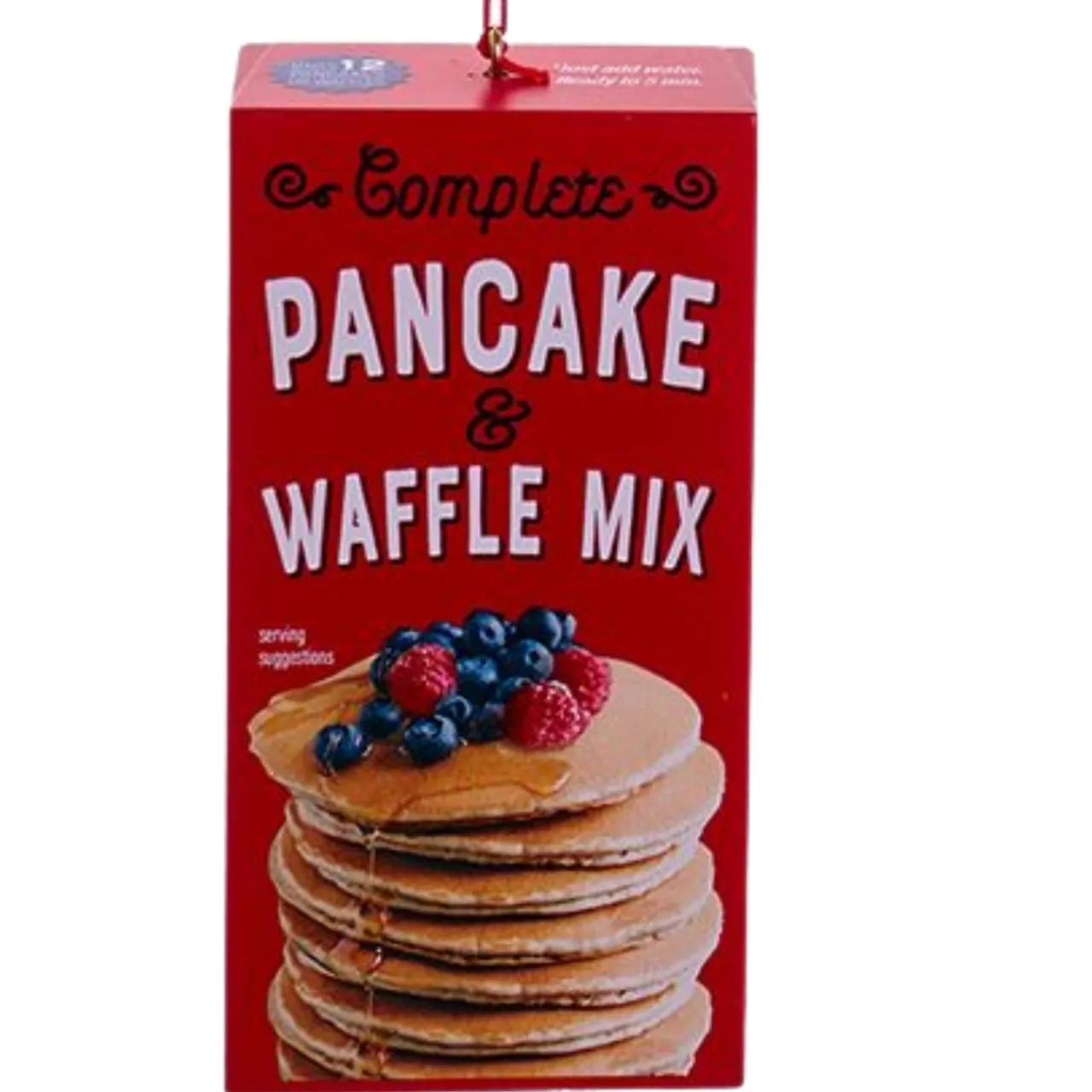 Box of Pancake & Waffle Mix Ornament<Kurt Adler Best
