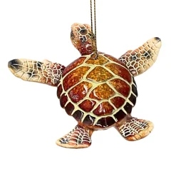 Brown Sea Turtle Ornament< Online
