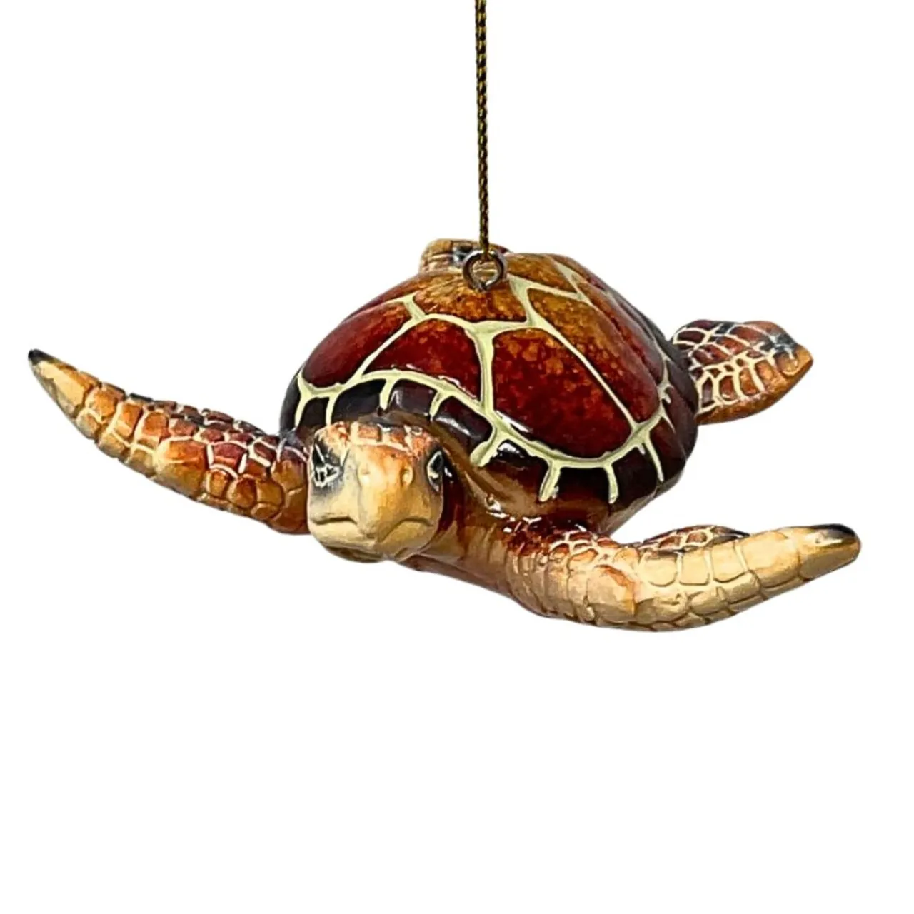 Brown Sea Turtle Ornament< Online