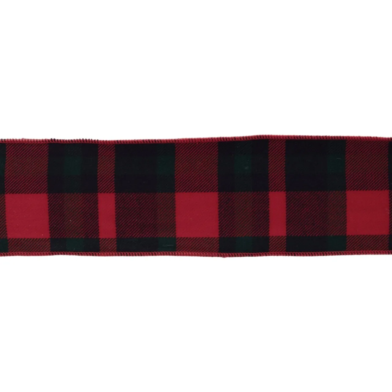 Buffalo Plaid Wired Ribbon< Sale