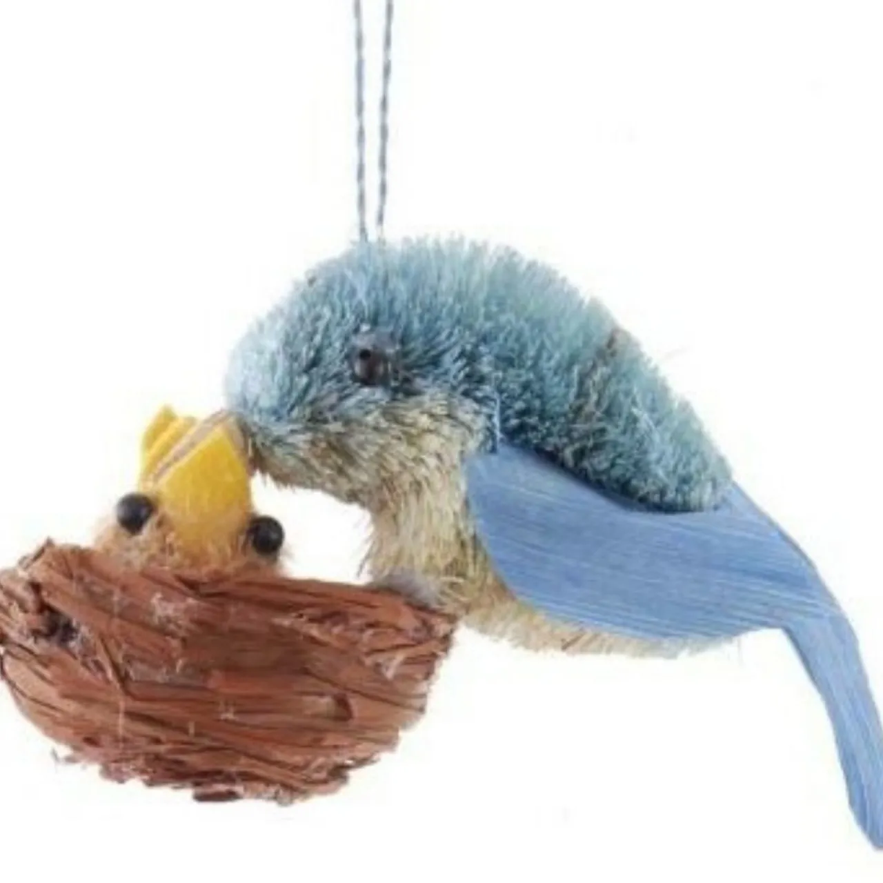 Buri Blue Bird With Chicks Ornament<Kurt Adler Best