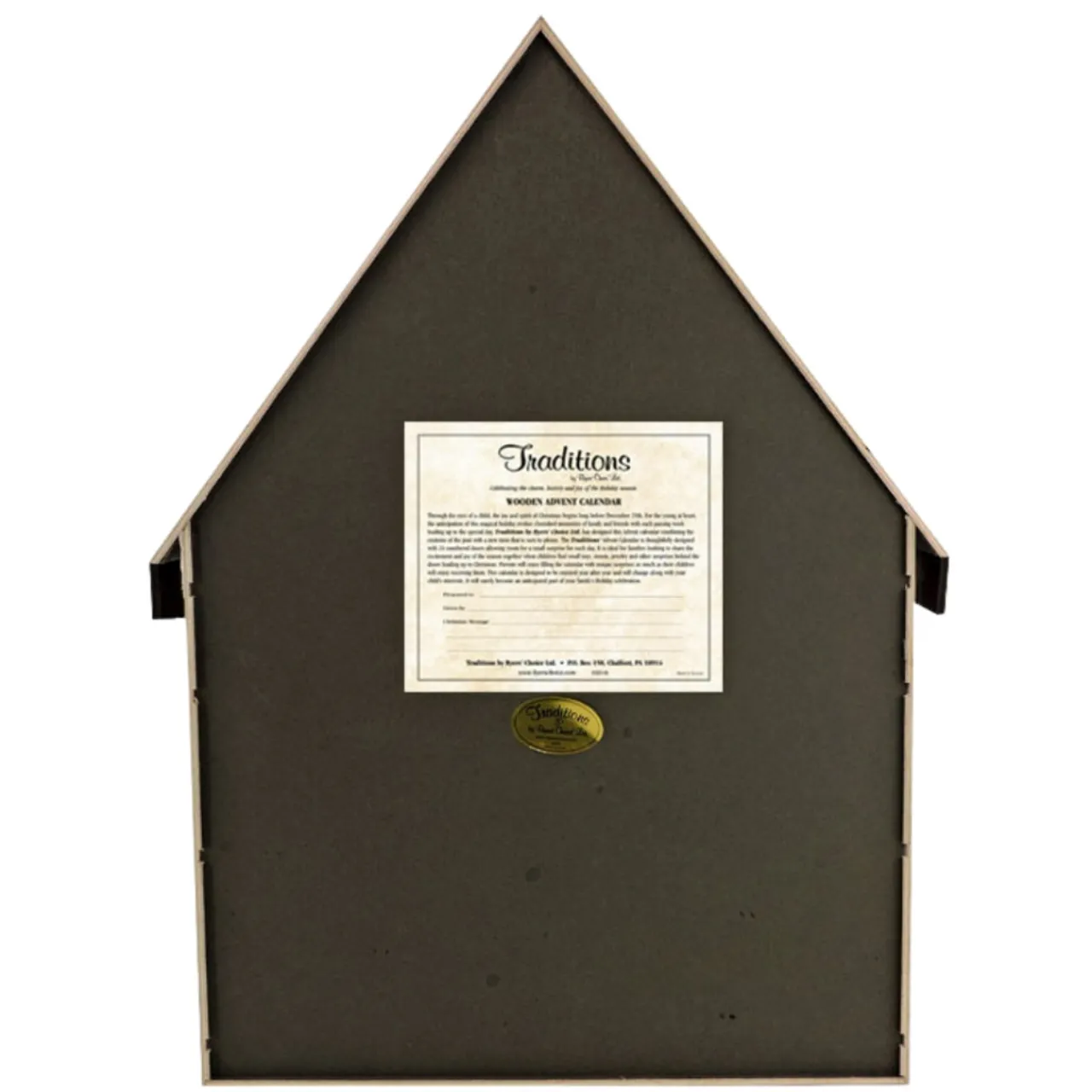 Byers' Choice Solid Wooden Christmas House Advent Calendar<Byers Choice Sale