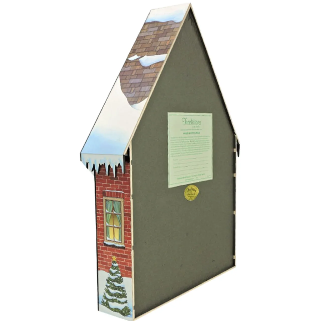 Byers' Choice Solid Wooden Christmas House Advent Calendar<Byers Choice Sale