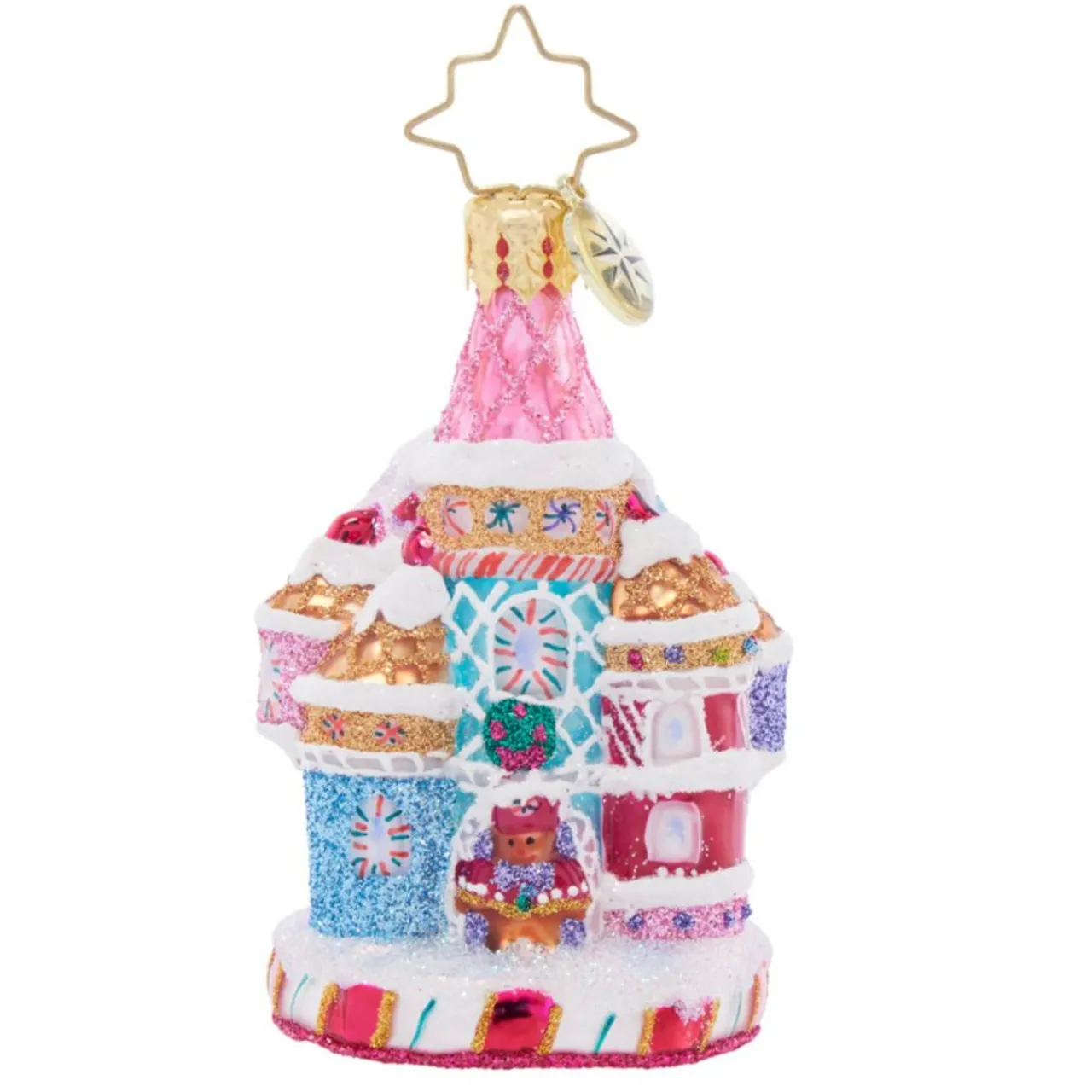 Candy Cane Castle Gem Ornament<Christopher Radko Clearance