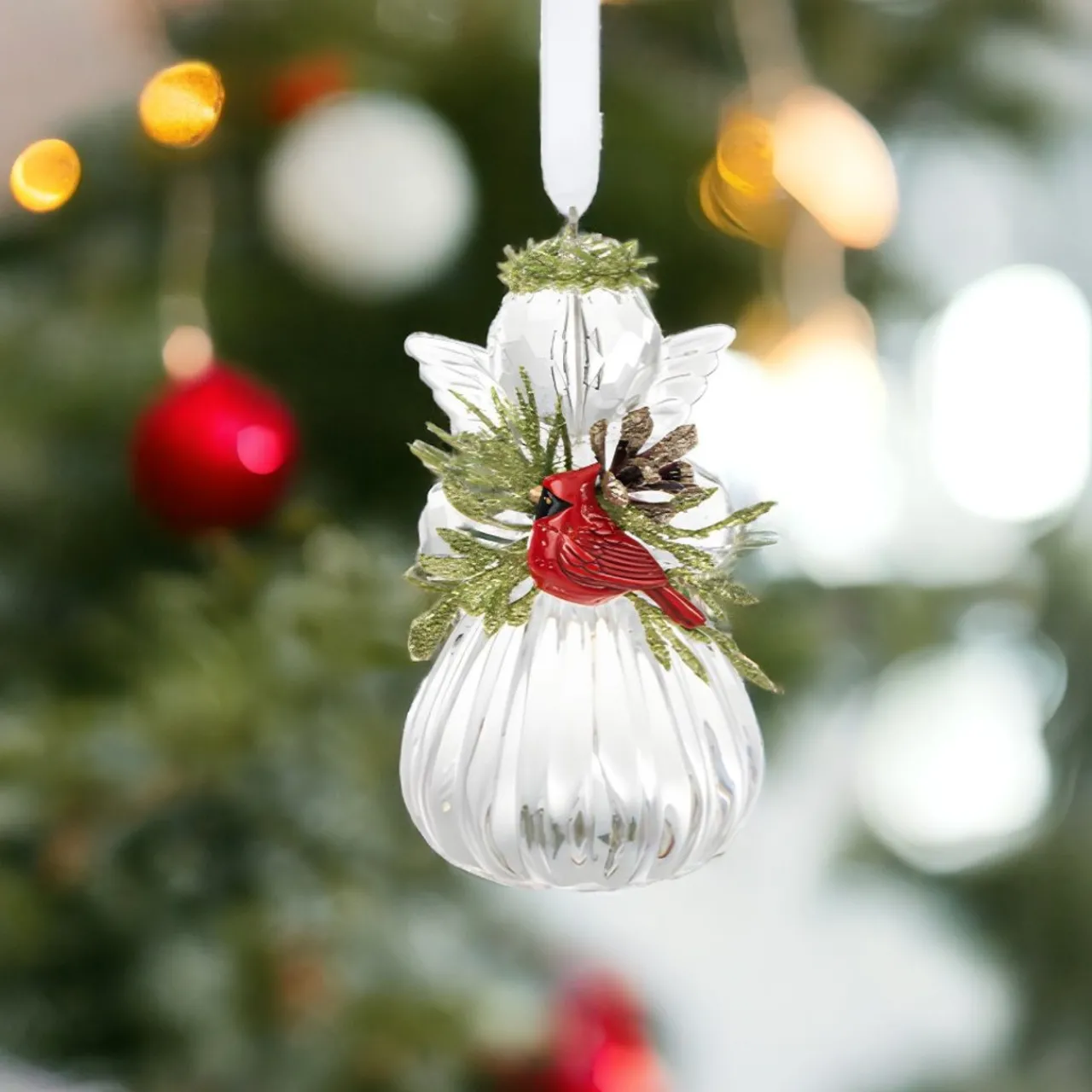 Cardinal Angel Christmas Ornament< Online