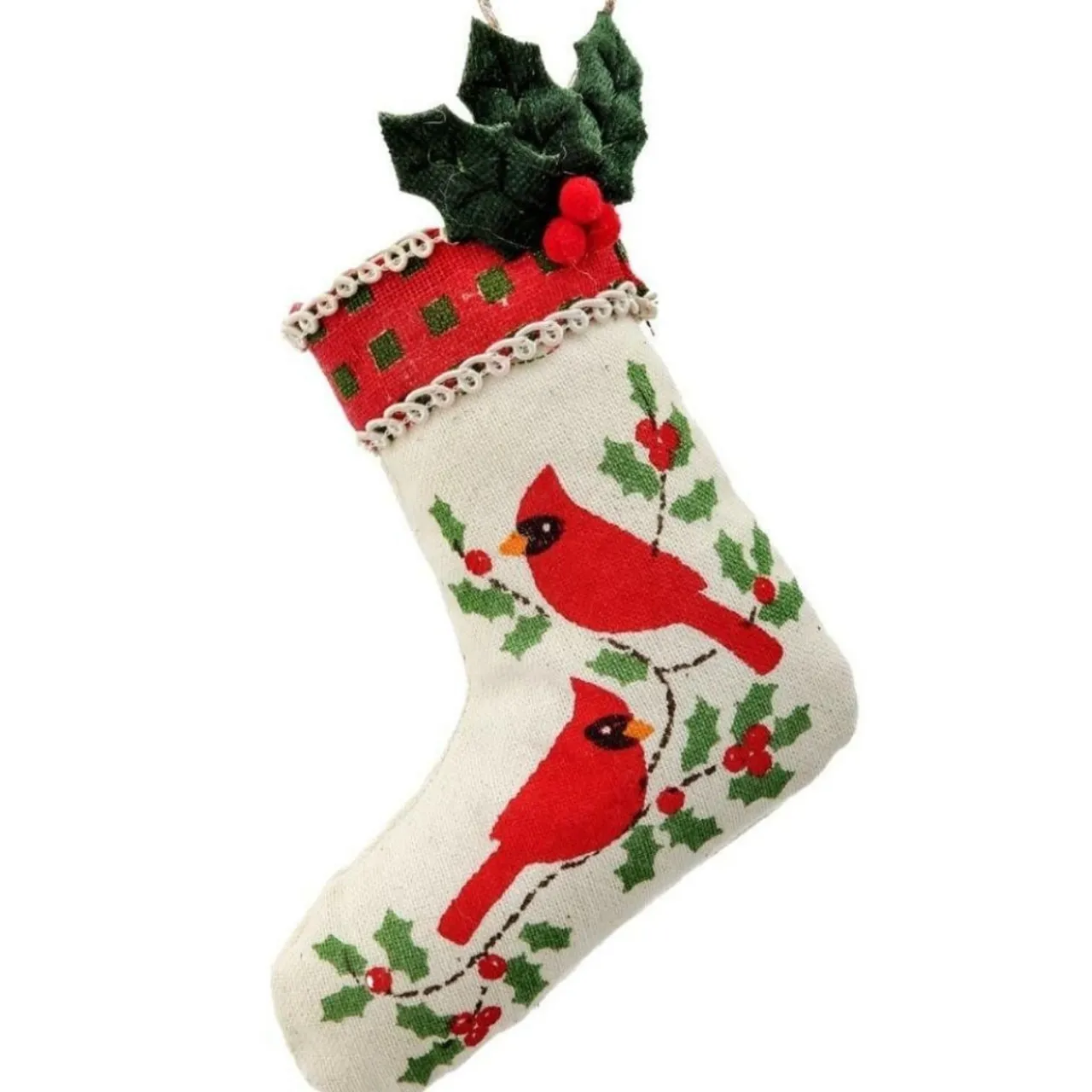 Cardinal Stocking Ornament< Sale