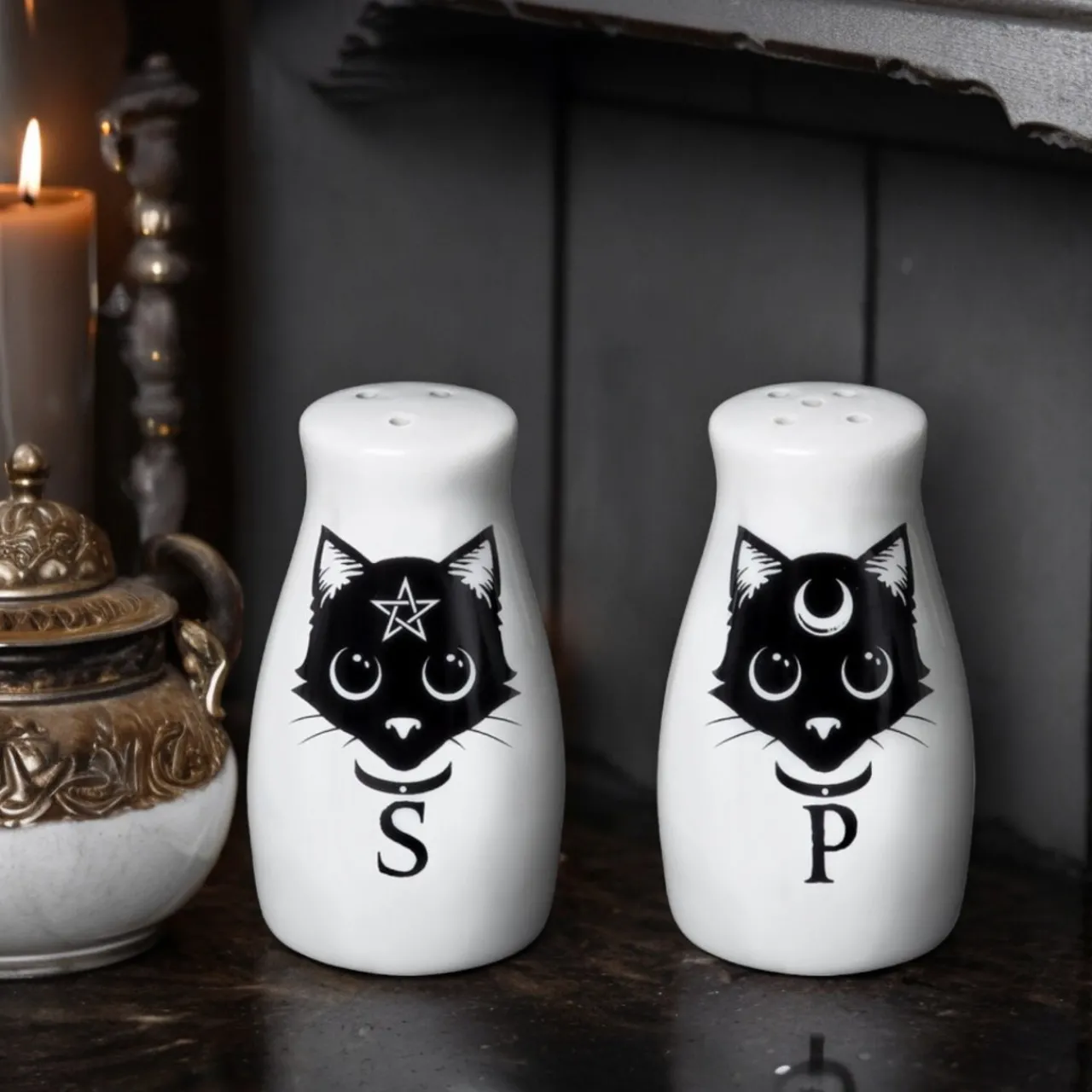 Cats Salt & Pepper Set< Outlet