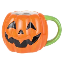 Ceramic Pumpkin Mug< Hot
