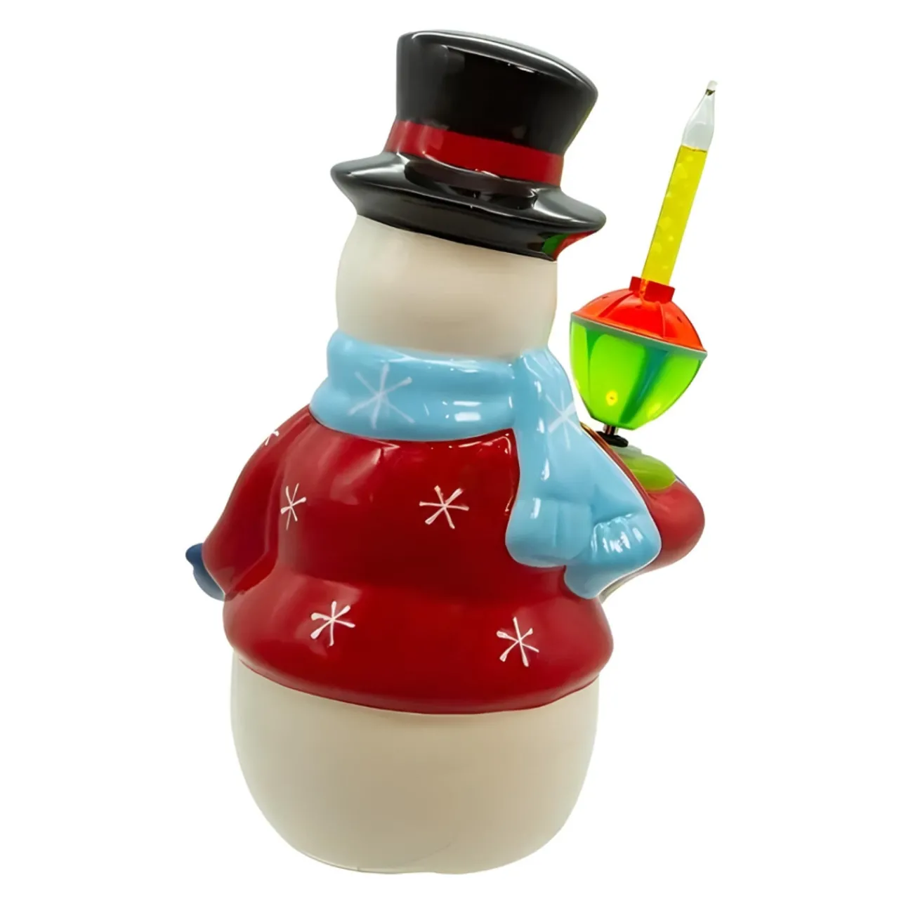 Ceramic Snowman Bubble Light<Kurt Adler Clearance