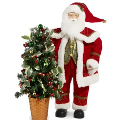 Charming Santa with Tree< Online