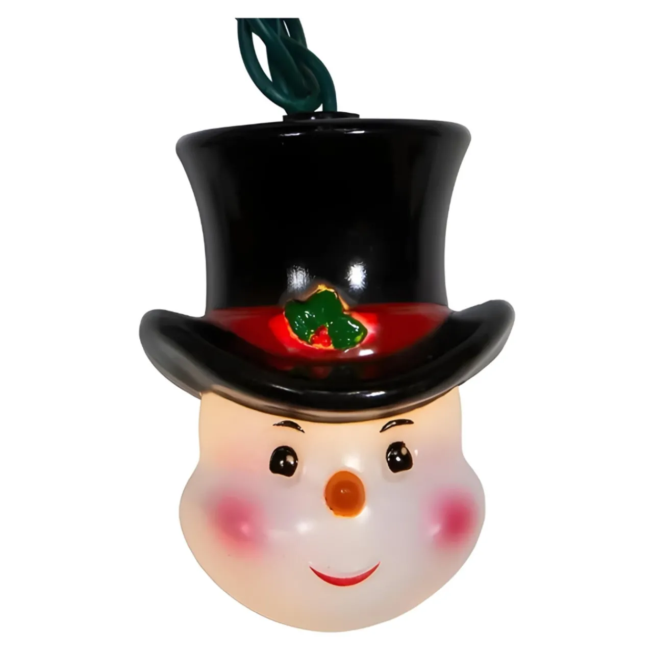 Cheerful Snowman Head Lights<Kurt Adler Hot