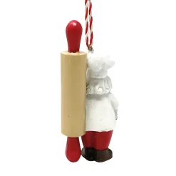 Chef Santa With Rolling Pin Ornament< Outlet