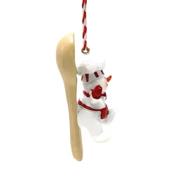 Chef Snowman With Spoon Ornament< Outlet