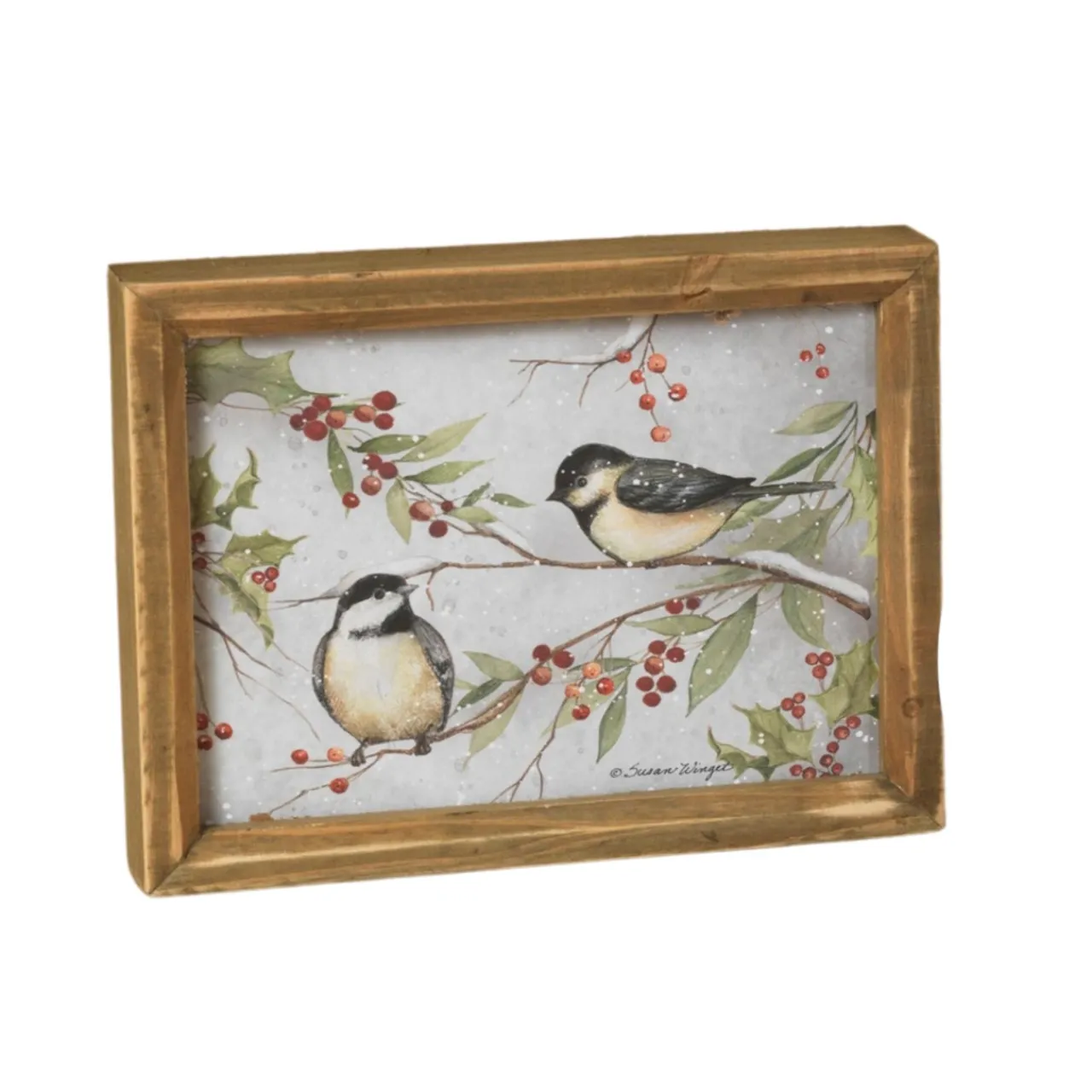 Chickadee On Branch Wall Decor< Clearance