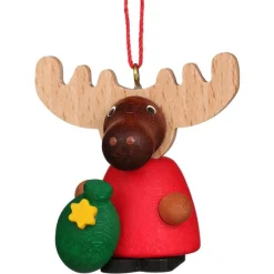 Christian Ulbricht - Moose Santa Ornament | The Christmas Loft<Christian Ulbrihct New