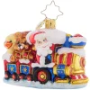 Christopher Radko 2.5 Inch Choo Choo Express Gem Ornament Festive Holiday Delight< Discount